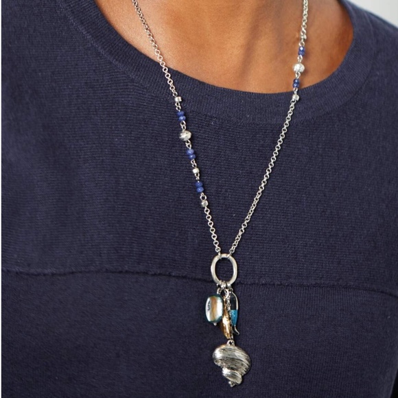 J. Jill NEW Rising Tides Cluster Necklace NWT - Picture 4 of 9